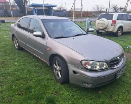 Серый Ниссан Максима, объемом двигателя 3 л и пробегом 487 тыс. км за 2200 $, фото 1 на Automoto.ua