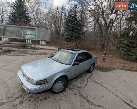 Синий Ниссан Максима, объемом двигателя 3 л и пробегом 302 тыс. км за 2100 $, фото 1 на Automoto.ua