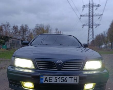 Синий Ниссан Максима, объемом двигателя 3 л и пробегом 359 тыс. км за 2300 $, фото 2 на Automoto.ua