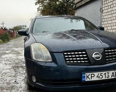 Синий Ниссан Максима, объемом двигателя 3.5 л и пробегом 95 тыс. км за 4500 $, фото 6 на Automoto.ua
