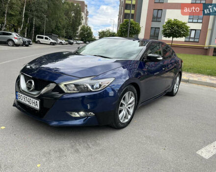 Синий Ниссан Максима, объемом двигателя 3.5 л и пробегом 200 тыс. км за 12600 $, фото 2 на Automoto.ua
