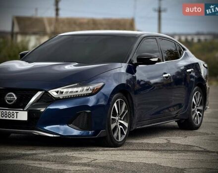 Синий Ниссан Максима, объемом двигателя 3.5 л и пробегом 149 тыс. км за 15900 $, фото 1 на Automoto.ua