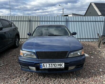 Синий Ниссан Максима, объемом двигателя 3 л и пробегом 200 тыс. км за 1250 $, фото 1 на Automoto.ua
