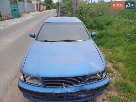 Синий Ниссан Максима, объемом двигателя 3 л и пробегом 280 тыс. км за 2200 $, фото 1 на Automoto.ua