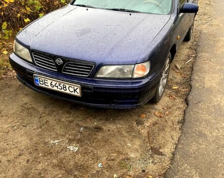 Синий Ниссан Максима, объемом двигателя 3 л и пробегом 350 тыс. км за 2800 $, фото 1 на Automoto.ua