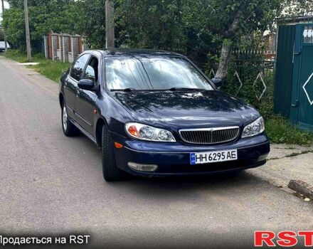 Синий Ниссан Максима, объемом двигателя 3 л и пробегом 300 тыс. км за 3300 $, фото 1 на Automoto.ua