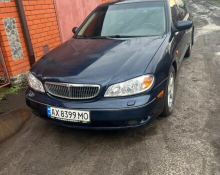 Синий Ниссан Максима, объемом двигателя 2 л и пробегом 356 тыс. км за 3200 $, фото 1 на Automoto.ua