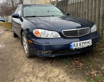 Синий Ниссан Максима, объемом двигателя 2 л и пробегом 350 тыс. км за 1500 $, фото 1 на Automoto.ua