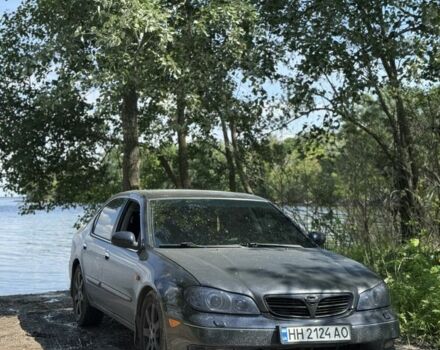 Синий Ниссан Максима, объемом двигателя 3 л и пробегом 305 тыс. км за 3200 $, фото 1 на Automoto.ua