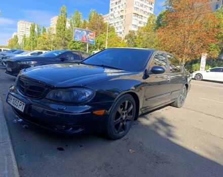 Синий Ниссан Максима, объемом двигателя 3 л и пробегом 297 тыс. км за 3200 $, фото 1 на Automoto.ua