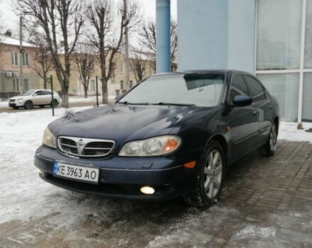 Синий Ниссан Максима, объемом двигателя 2 л и пробегом 336 тыс. км за 3750 $, фото 1 на Automoto.ua