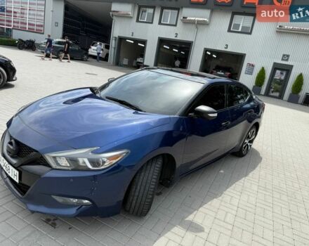 Синий Ниссан Максима, объемом двигателя 3.5 л и пробегом 130 тыс. км за 16500 $, фото 1 на Automoto.ua