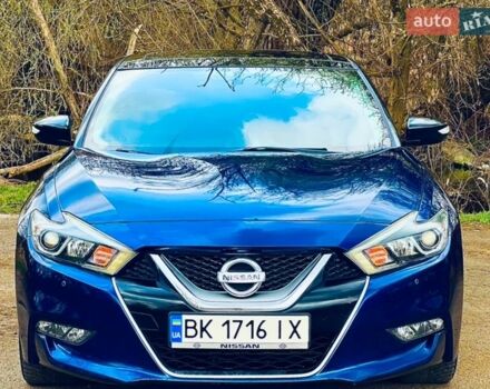 Синий Ниссан Максима, объемом двигателя 3.5 л и пробегом 206 тыс. км за 12800 $, фото 1 на Automoto.ua