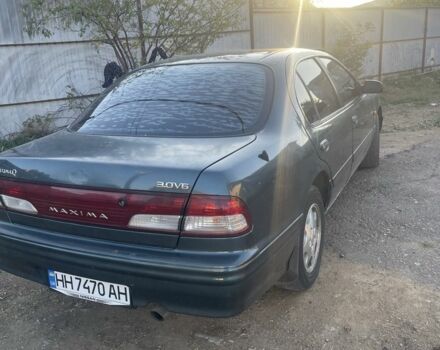 Зеленый Ниссан Максима, объемом двигателя 3 л и пробегом 258 тыс. км за 2450 $, фото 2 на Automoto.ua