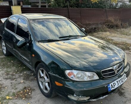 Зеленый Ниссан Максима, объемом двигателя 3 л и пробегом 230 тыс. км за 999 $, фото 1 на Automoto.ua
