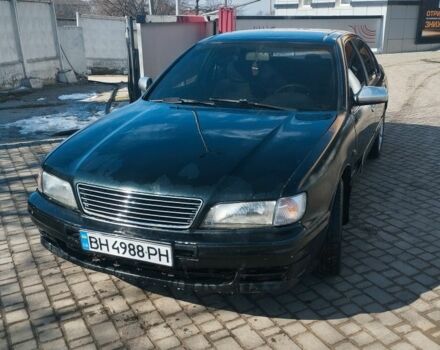 Зеленый Ниссан Максима, объемом двигателя 3 л и пробегом 350 тыс. км за 1600 $, фото 1 на Automoto.ua