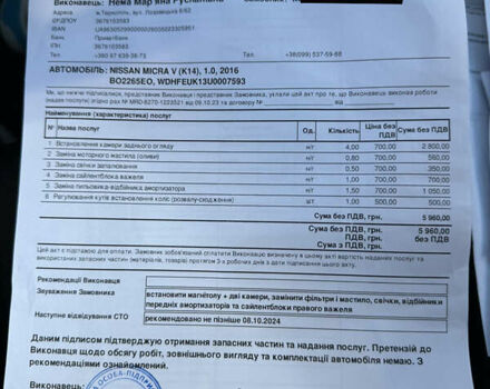 Белый Ниссан Микра, объемом двигателя 1.2 л и пробегом 100 тыс. км за 6800 $, фото 27 на Automoto.ua