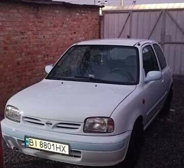 Белый Ниссан Микра, объемом двигателя 1 л и пробегом 200 тыс. км за 1800 $, фото 1 на Automoto.ua