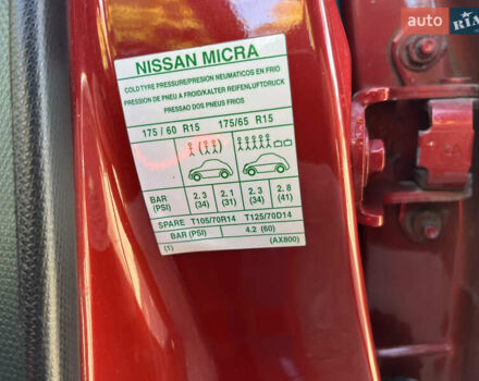 Красный Ниссан Микра, объемом двигателя 1.4 л и пробегом 274 тыс. км за 4450 $, фото 29 на Automoto.ua