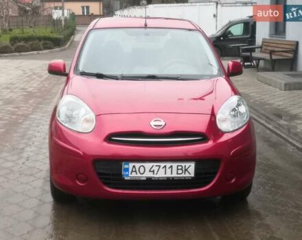 Красный Ниссан Микра, объемом двигателя 1.2 л и пробегом 94 тыс. км за 7500 $, фото 1 на Automoto.ua
