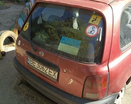 Червоний Ніссан Мікра, об'ємом двигуна 1 л та пробігом 282 тис. км за 1800 $, фото 1 на Automoto.ua