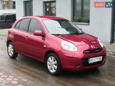 Красный Ниссан Микра, объемом двигателя 1.2 л и пробегом 94 тыс. км за 7500 $, фото 1 на Automoto.ua