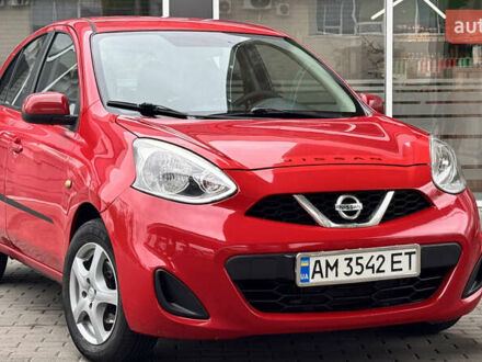 Ніссан Мікра 2015 у Житомирі на Automoto.ua Червоний Ніссан Мікра, об'ємом двигуна 1.6 л та пробігом 206 тис. км за 8300 $, фото 1 на Automoto.ua