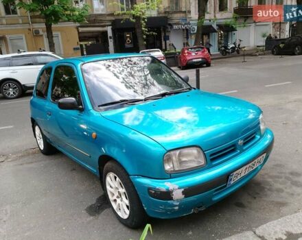 Синий Ниссан Микра, объемом двигателя 1 л и пробегом 270 тыс. км за 1800 $, фото 2 на Automoto.ua