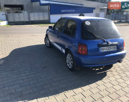 Синий Ниссан Микра, объемом двигателя 1 л и пробегом 184 тыс. км за 1200 $, фото 1 на Automoto.ua