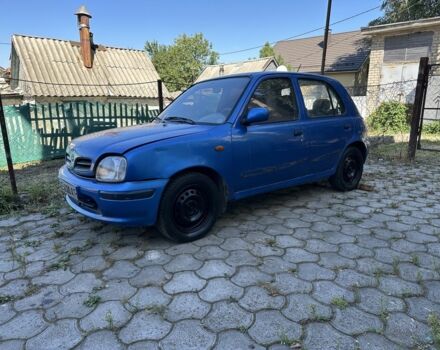 Синий Ниссан Микра, объемом двигателя 1 л и пробегом 200 тыс. км за 900 $, фото 1 на Automoto.ua