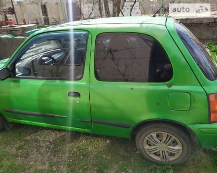 Зелений Ніссан Мікра, об'ємом двигуна 1 л та пробігом 187 тис. км за 2000 $, фото 2 на Automoto.ua