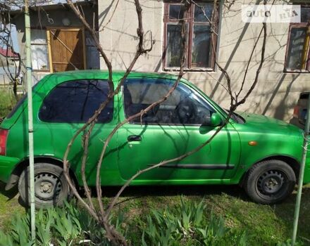 Зелений Ніссан Мікра, об'ємом двигуна 1 л та пробігом 187 тис. км за 2000 $, фото 3 на Automoto.ua