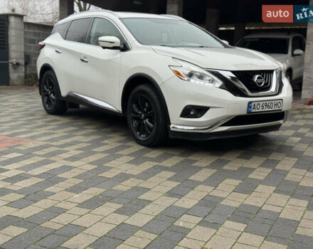 Белый Ниссан Мурано, объемом двигателя 3.5 л и пробегом 130 тыс. км за 13499 $, фото 9 на Automoto.ua