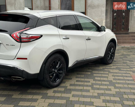 Белый Ниссан Мурано, объемом двигателя 3.5 л и пробегом 130 тыс. км за 13499 $, фото 16 на Automoto.ua