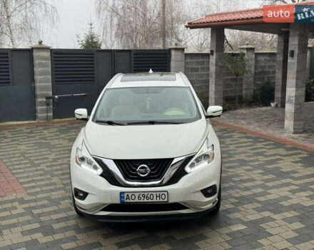 Белый Ниссан Мурано, объемом двигателя 3.5 л и пробегом 130 тыс. км за 13499 $, фото 5 на Automoto.ua