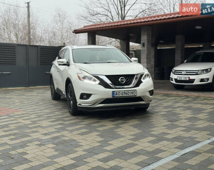 Белый Ниссан Мурано, объемом двигателя 3.5 л и пробегом 130 тыс. км за 13499 $, фото 7 на Automoto.ua