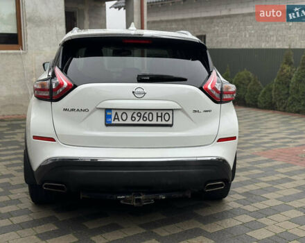 Белый Ниссан Мурано, объемом двигателя 3.5 л и пробегом 130 тыс. км за 13499 $, фото 15 на Automoto.ua