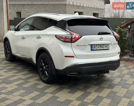 Белый Ниссан Мурано, объемом двигателя 3.5 л и пробегом 130 тыс. км за 13499 $, фото 14 на Automoto.ua