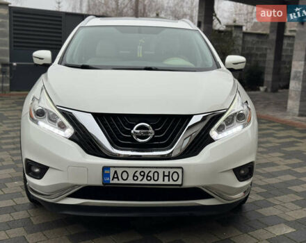 Белый Ниссан Мурано, объемом двигателя 3.5 л и пробегом 130 тыс. км за 13499 $, фото 10 на Automoto.ua