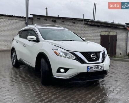 Білий Ніссан Мурано, об'ємом двигуна 3.5 л та пробігом 185 тис. км за 16999 $, фото 1 на Automoto.ua