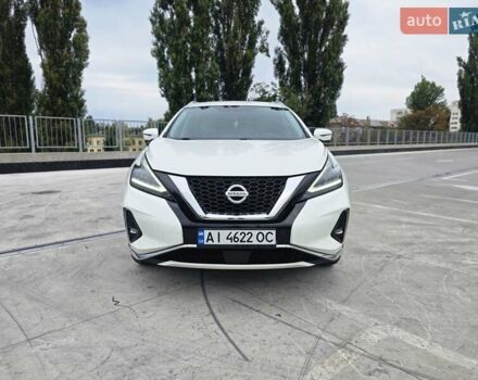 Белый Ниссан Мурано, объемом двигателя 3.5 л и пробегом 82 тыс. км за 21000 $, фото 1 на Automoto.ua