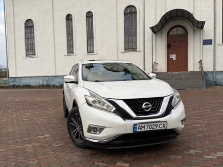 Белый Ниссан Мурано, объемом двигателя 3.5 л и пробегом 157 тыс. км за 18000 $, фото 1 на Automoto.ua