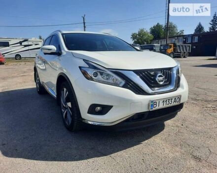 Белый Ниссан Мурано, объемом двигателя 3.5 л и пробегом 90 тыс. км за 19000 $, фото 1 на Automoto.ua