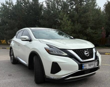 Белый Ниссан Мурано, объемом двигателя 3.5 л и пробегом 99 тыс. км за 21500 $, фото 1 на Automoto.ua