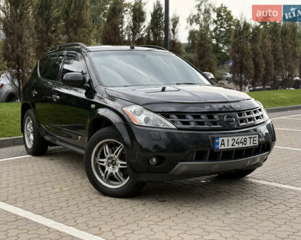 Черный Ниссан Мурано, объемом двигателя 3.5 л и пробегом 238 тыс. км за 6500 $, фото 4 на Automoto.ua