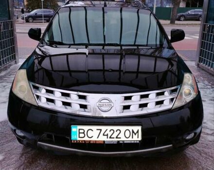 Черный Ниссан Мурано, объемом двигателя 3 л и пробегом 248 тыс. км за 4000 $, фото 1 на Automoto.ua
