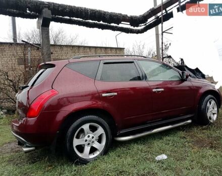 Червоний Ніссан Мурано, об'ємом двигуна 3.5 л та пробігом 270 тис. км за 5950 $, фото 1 на Automoto.ua