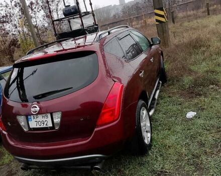 Червоний Ніссан Мурано, об'ємом двигуна 3.5 л та пробігом 270 тис. км за 5950 $, фото 3 на Automoto.ua