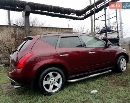Червоний Ніссан Мурано, об'ємом двигуна 3.5 л та пробігом 270 тис. км за 5950 $, фото 4 на Automoto.ua