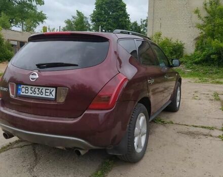 Красный Ниссан Мурано, объемом двигателя 3.5 л и пробегом 380 тыс. км за 5500 $, фото 4 на Automoto.ua
